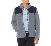 Tommy Hilfiger Herren Lightweight Polar Fleece Jacket Fleecejacke, Marineblau/Hellgrau, XXL
