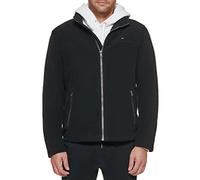 Tommy Hilfiger Herren Lightweight Polar Fleece Jacket Fleecejacke, Schwarz, L