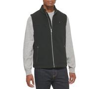Tommy Hilfiger Herren Lightweight Polar Vest Fleece-Weste, schwarz, S
