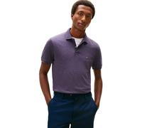 Poloshirt TOMMY HILFIGER "LIQUID COTTON REG SEASONAL POLO", Herren, Gr. M, mulberry haze heather, Jersey, Obermaterial: 100% Baumwolle, normal hüftlang, Rippbündchen, Shirts, mit Logostickerei (933690