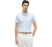Tommy Hilfiger Herren Poloshirt LIQUID COTTON REG SEASONAL POLO, bleu, Gr. L