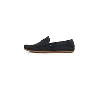 Tommy Hilfiger Herren Loafer aus Wildleder, Blau (Desert Sky), 41