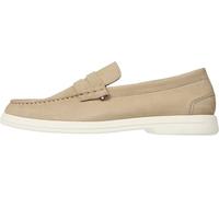 Tommy Hilfiger Herren Loafer Nubuck aus Leder, Beige (Beige), 45