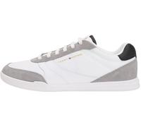 Tommy Hilfiger Herren Lopro LTH Mix RWB Fm0fm05826 Low Top, White (White), 45 EU