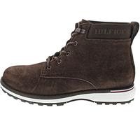 Tommy Hilfiger Herren Low Boot Stiefel Corporate Outdoor Suede Boot aus Leder, Braun (Cocoa), 42