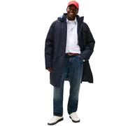 Funktionsmantel "HOODED PARKA", Herren, Gr. XXL, blau (desert sky), Web, Obermaterial: 100% Polyester, TOMMY HILFIGER BIG & TALL, unifarben, regular fit knielang, Rundhals, eingesetzt gerader Abschlus