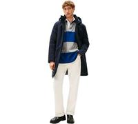 Tommy Hilfiger Herren Mantel Tech Padded Parka mit Kapuze, Blau (Desert Sky), XL