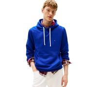 Tommy Hilfiger Herren Medium Weight Solid Fleece Hoodie Sweatshirt, Also Available in Big & Tall Kapuzenpullover, Keilabsatz, Blau, X-Large