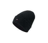 Tommy Hilfiger Herren Mens Flag Embroidery Cuff Hat Beanie-Mütze, Wüstenhimmel, Einheitsgröße