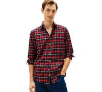 Tommy Hilfiger Herren Mercerized Tartan Rf Shirt Mw0mw41494 L/S Shirt (1er Pack)