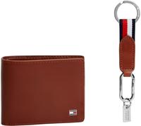 Tommy Hilfiger Herren-Mini-Geldbörse und Schlüsselanhänger, AM0AM14805, Geschenkpackung