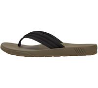 Zehentrenner TOMMY HILFIGER "MOLDED HILFIGER LTH BEACH SANDAL", Herren, Gr. 41, schwarz, Textil, Schuhe Zehentrenner, Sommerschuh, Dianette, Flat mit dezentem Label (15841318-41) schwarz