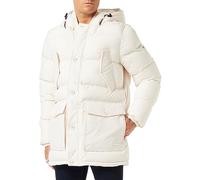 Tommy Hilfiger Herren Parka Winter, Beige (Weathered White), XXL