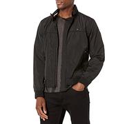 Tommy Hilfiger Herren Performance Faux Memory Bomber Jacket Übergangsjacke, Schwarz ungefüllt, XXL