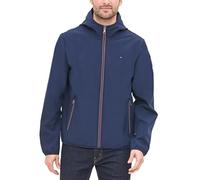 Tommy Hilfiger Herren Performance Softshelljacke mit Kapuze Windbreaker Jacke, Midnight, M