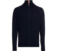 Tommy Hilfiger Herren PIMA ORG CTN Cashmere Zip Thru MW0MW28050 Strickjacken, Blau (Desert Sky), L
