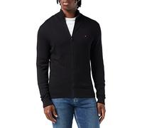 TOMMY HILFIGER Herren Strickjacke rot / schwarz / weiß, Größe L Rot / Schwarz / Weiß