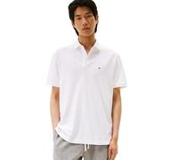 Tommy Hilfiger Herren Polo Shirt Fit Polohemd, Weiß (Classic White), Mittel