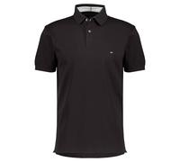 Tommy Hilfiger Herren Poloshirt Kurzarm 1985 Regular Fit, Schwarz (Black), M