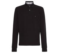 Tommy Hilfiger Regular Fit Poloshirt mit Logo-Stitching in Schwarz, Größe S, Artikelnr. 1368331S Schwarz S 96% Baumwolle, 4% Elasthan