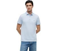Tommy Hilfiger "1985 REGULAR POLO mit Kontraststreifen und Knopfleiste" unifarben, sportlich, regular fit, Baumwollmix, Polokragen (36282945-XL) breezy blau