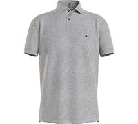 Tommy Hilfiger Herren Poloshirt Kurzarm 1985 Regular Fit, Grau (Medium Grey Heather), L