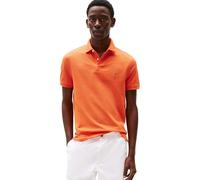 Tommy Hilfiger Herren Poloshirt Kurzarm 1985 Regular Fit, Orange (Brilliant Orange), L