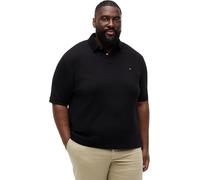 Poloshirt "BT-1985 REGULAR POLO", Herren, Gr. 5XL, schwarz, Piqué, Obermaterial: 96% Baumwolle, 4% Elasthan, TOMMY HILFIGER BIG & TALL, regular fit normal, Shirts, Große Größen (88783610-5XL) schwarz