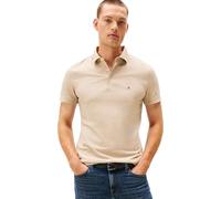 Tommy Hilfiger Slim Fit Poloshirt mit Logo-Stitching Modell '1985' in Beige, Größe XXXL