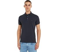 Tommy Hilfiger Herren Poloshirt Kurzarm 1985 Slim Fit, Blau (Desert Sky), XL