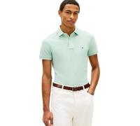 Tommy Hilfiger Herren Poloshirt Kurzarm 1985 Slim Fit, Grün (Crushed Mint), XS