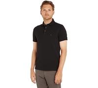 Tommy Hilfiger Herren Poloshirt Kurzarm 1985 Slim Fit, Schwarz (Black), XL