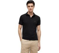 Tommy Hilfiger Herren Poloshirt Kurzarm 1985 Slim Fit, Schwarz (Black), XXL