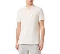 Tommy Hilfiger Herren Poloshirt Kurzarm Boucle Embro Regular Fit, Weiß (Calico), M