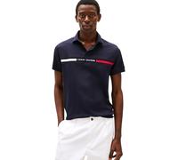 Tommy Hilfiger Hilfiger Chest Insert REG Polo Langarm T-Shirt Herren, Blau (Desert Sky), M