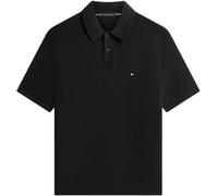 Tommy Hilfiger Herren Poloshirt Kurzarm Cool Touch Structure Relaxed Fit, Schwarz (Black), XXL