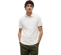 Tommy Hilfiger Herren Poloshirt Kurzarm Core 1985 Regular Fit, Elfenbein (Ivory Petal), L
