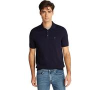 Tommy Hilfiger Herren Poloshirt Kurzarm Essential Cotton Knitted Dick, Blau (Desert Sky), M