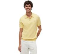 Tommy Hilfiger Herren Poloshirt Kurzarm Essential Cotton Knitted Dick, Gelb (Citronella Heather), M