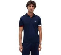 Tommy Hilfiger Herren RWB Cuff Liquid Cotton Slim Polo MW0MW42743, Blau, XXL