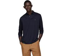 Tommy Hilfiger Herren Poloshirt L/S LIQUID COTTON Regular Fit, marine, Gr. S