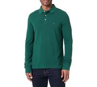 Tommy Hilfiger Herren Poloshirt Langarm Slim Basic, Grün (Ornamental Green), XL
