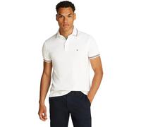 Tommy Hilfiger Herren Poloshirt MW0MW37346, schmale Passform, S/S, Weiß, Größe XXL, Weiß (Weiß), XXL