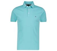 Tommy Hilfiger Herren Poloshirt THE 1985 Slim Fit, aqua, Gr. L