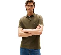 Tommy Hilfiger Herren Poloshirts Kurzarm in Regular Fit mit Stretch und Bio-Piqué-Baumwolle, Grün (Army Green), XL