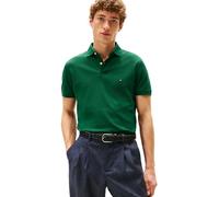 Tommy Hilfiger Herren Poloshirts Kurzarm in Regular Fit mit Stretch und Bio-Piqué-Baumwolle, Ornamentgrün, XX-Large