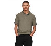 Tommy Hilfiger Herren Poloshirts Kurzarm in Regular Fit mit Stretch und Bio-Piqué-Baumwolle, Utility Olive Heather, X-Klein