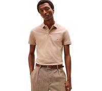 Tommy Hilfiger Herren Poloshirts Kurzarm in Slim Fit mit Stretch und Bio-Piqué-Baumwolle, Coastal Taupe, XX-Large