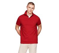 Tommy Hilfiger Herren Poloshirts Kurzarm in Slim Fit mit Stretch und Bio-Piqué-Baumwolle, Dark Magma, XX-Large