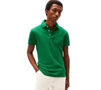 Tommy Hilfiger Herren Poloshirts Kurzarm in Slim Fit mit Stretch und Bio-Piqué-Baumwolle, Nouveau Green, XL